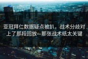 亚冠拜仁数据疑点被扒，战术分歧对上了那段回放—那张战术纸太关键